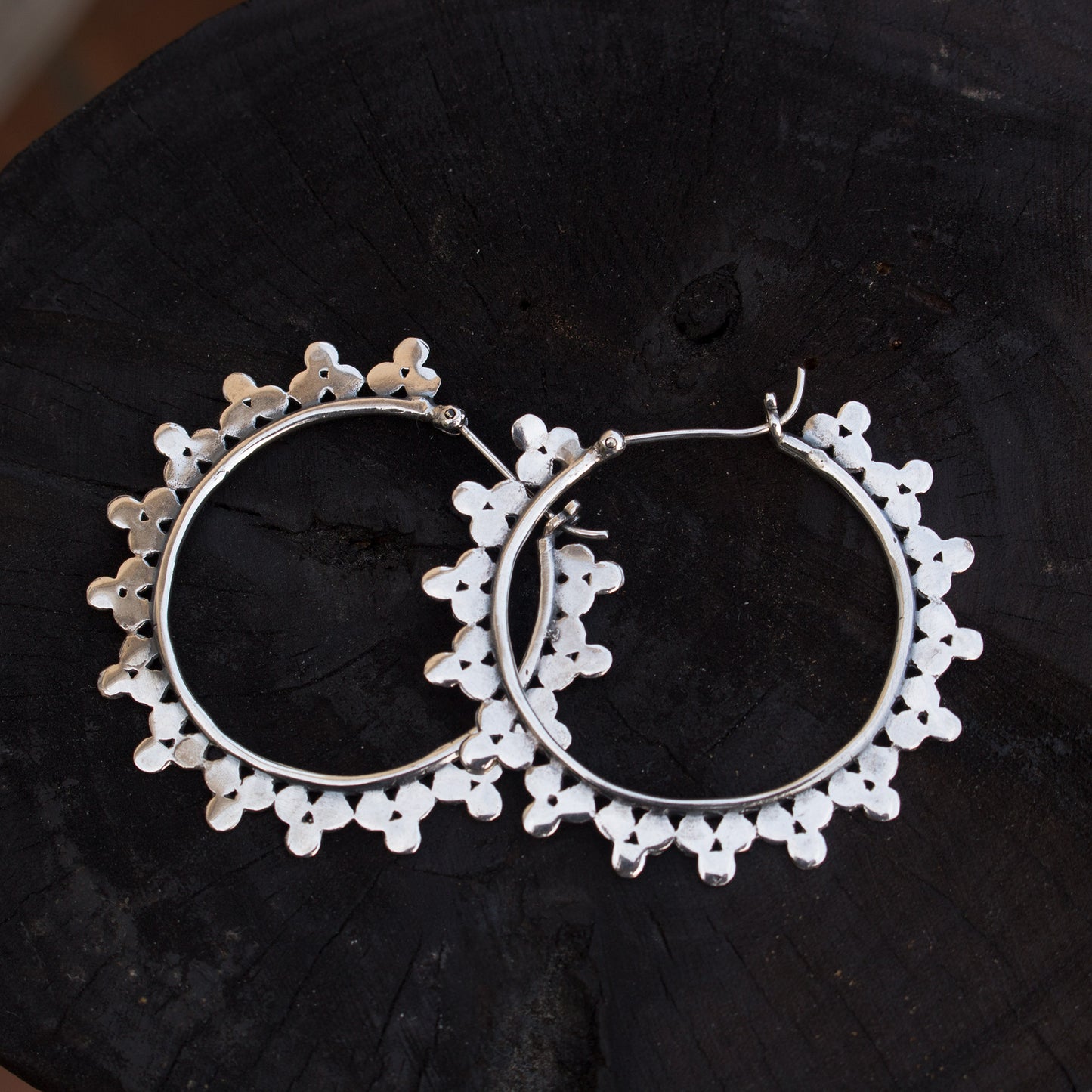 Sterling Silver Hoop Earrings