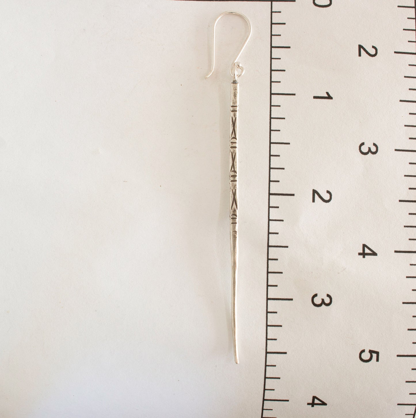 Hilltribe Silver Pin Earrings