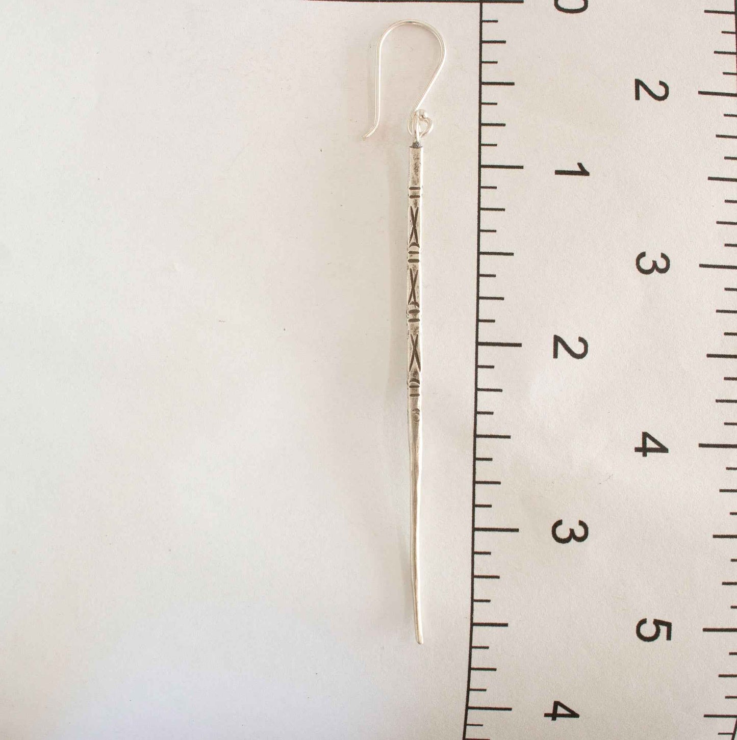 Hilltribe Silver Pin Earrings
