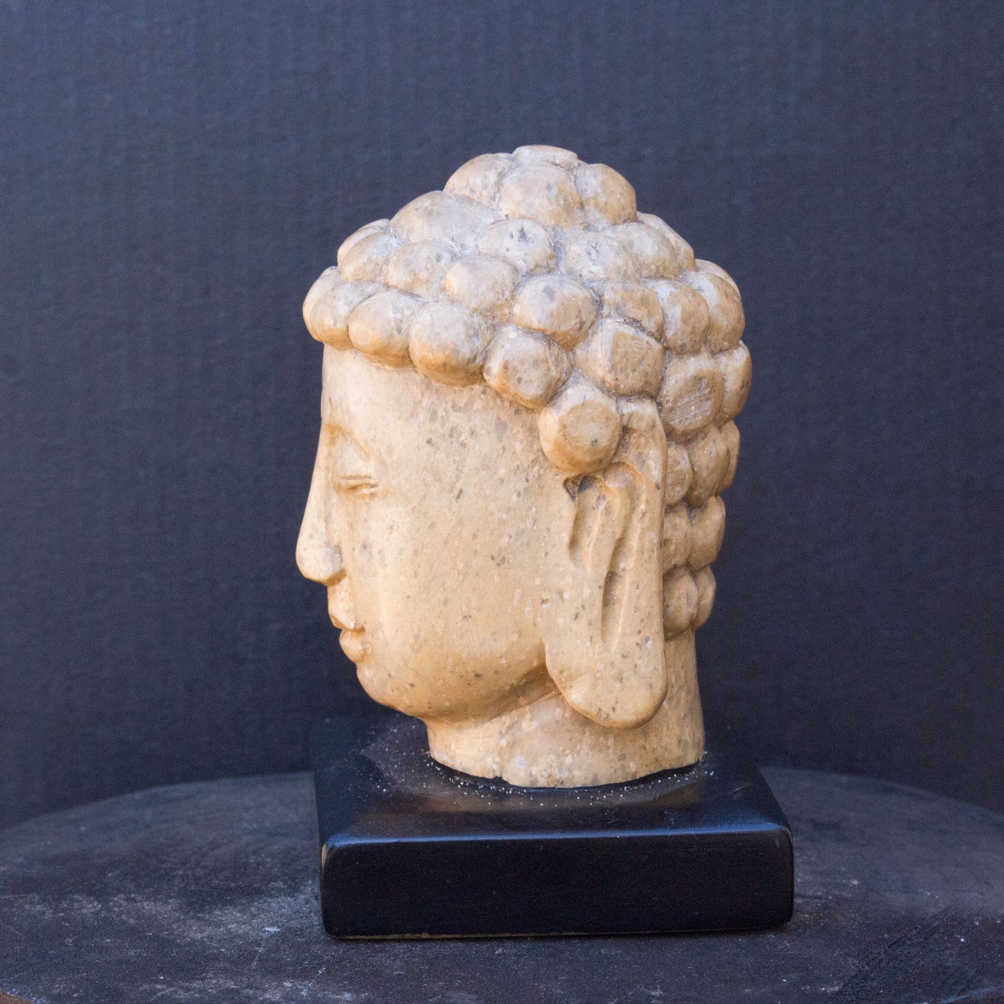 Carved Stone Buddha Statue