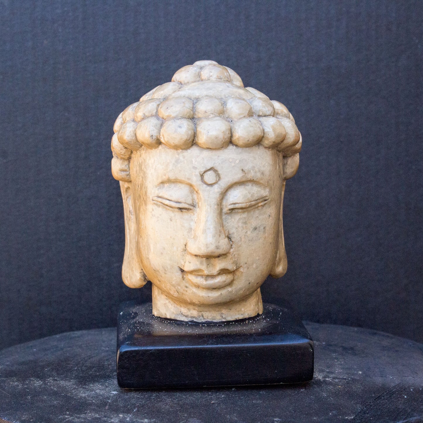 Carved Stone Buddha Statue