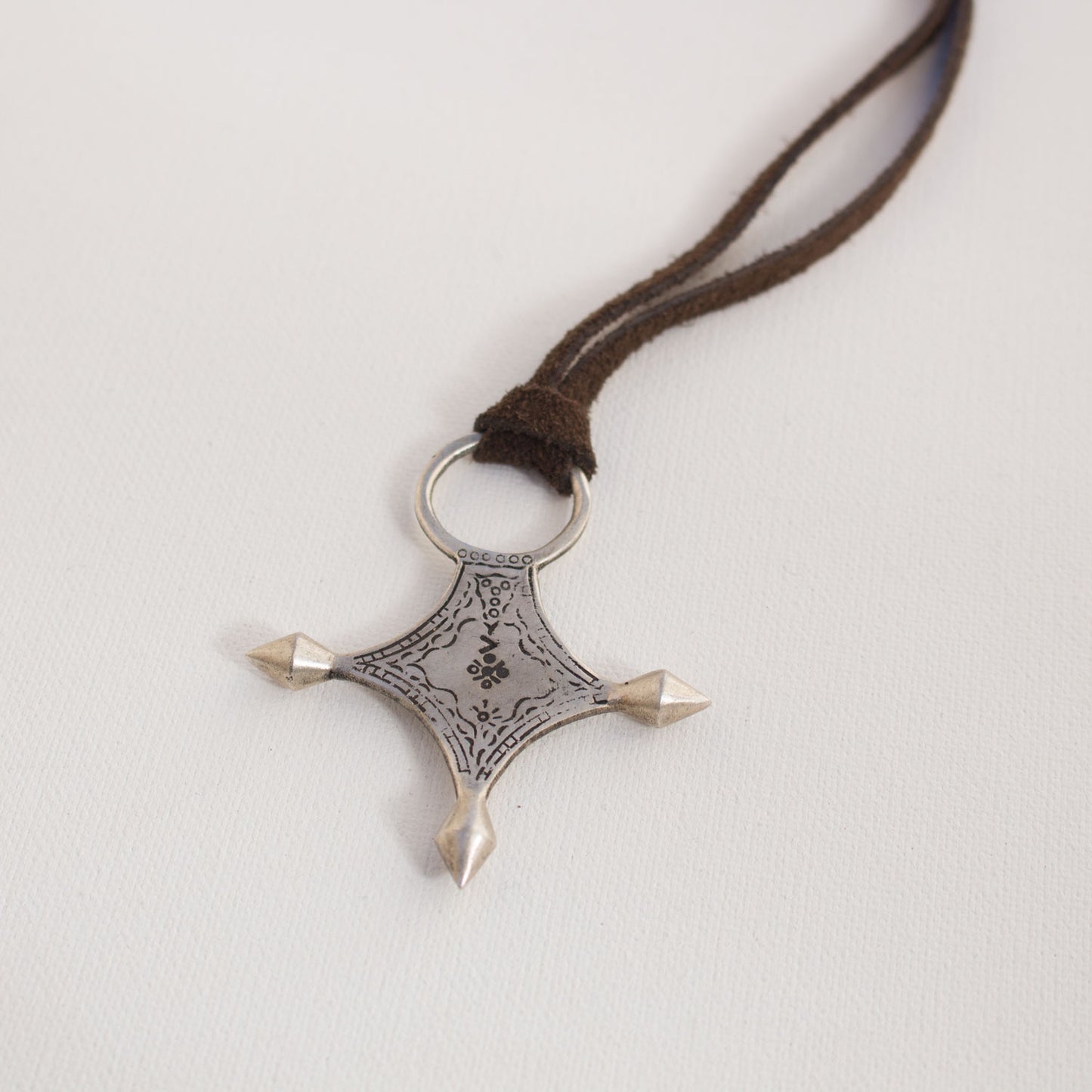 Tuareg Amulet on suede