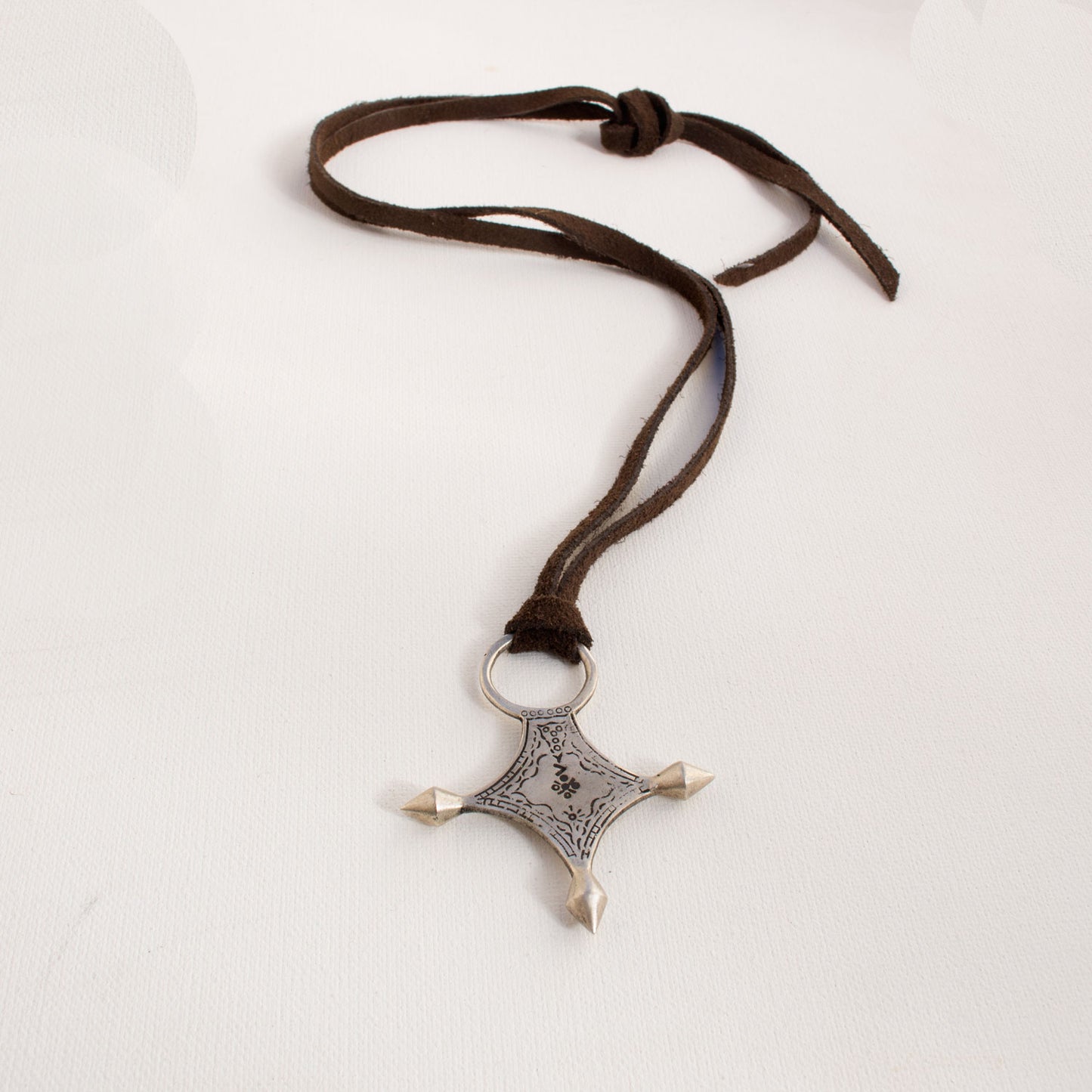 Tuareg Amulet on suede