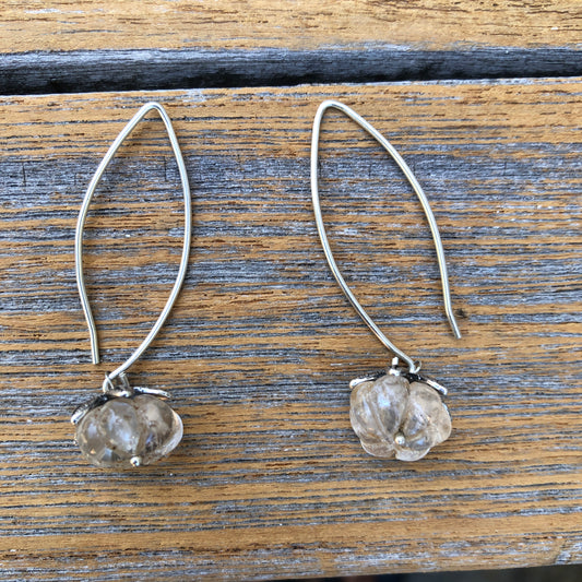 Himalayan Quartz Dangle Earrings