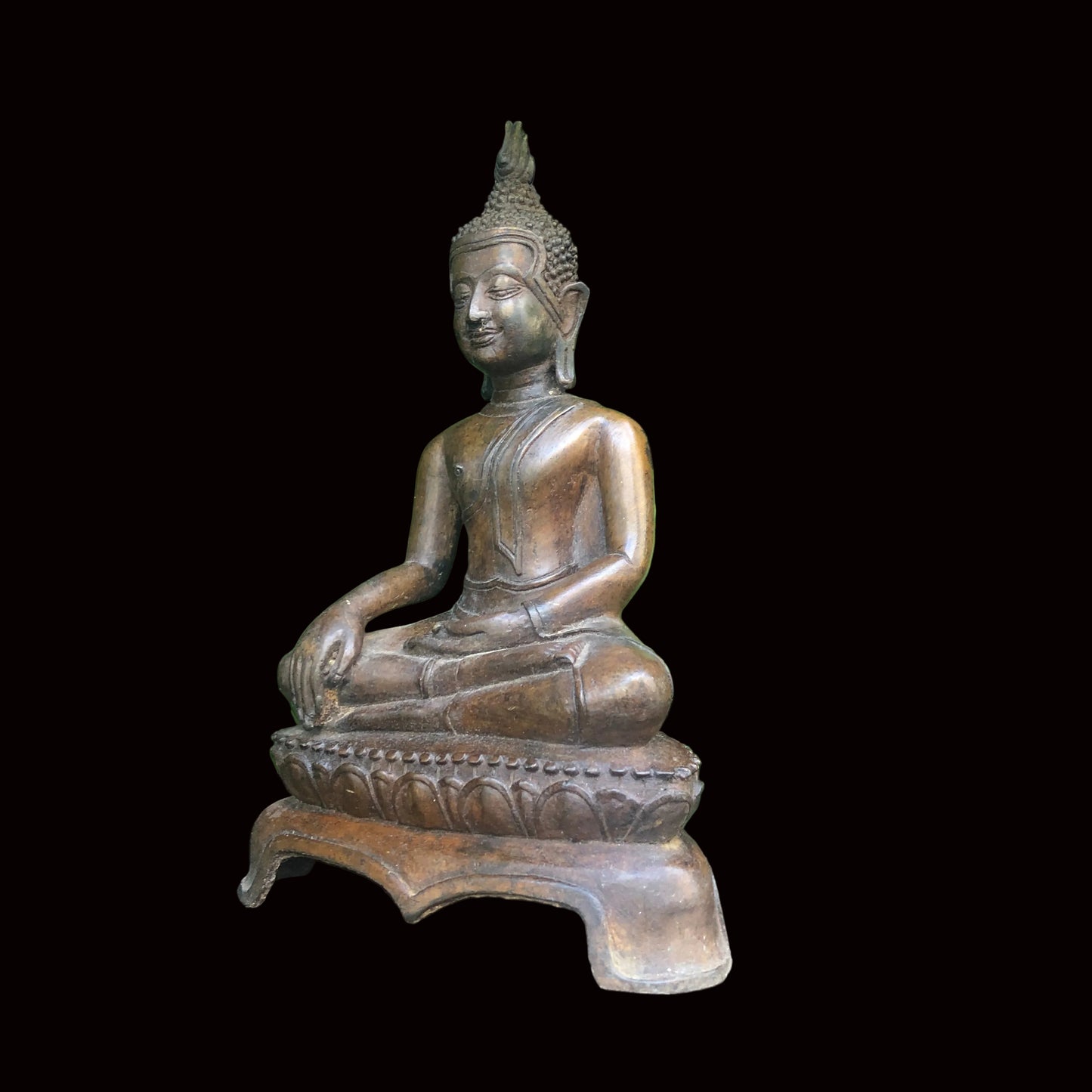 Seated Buddha Statue In Meditating Gesture