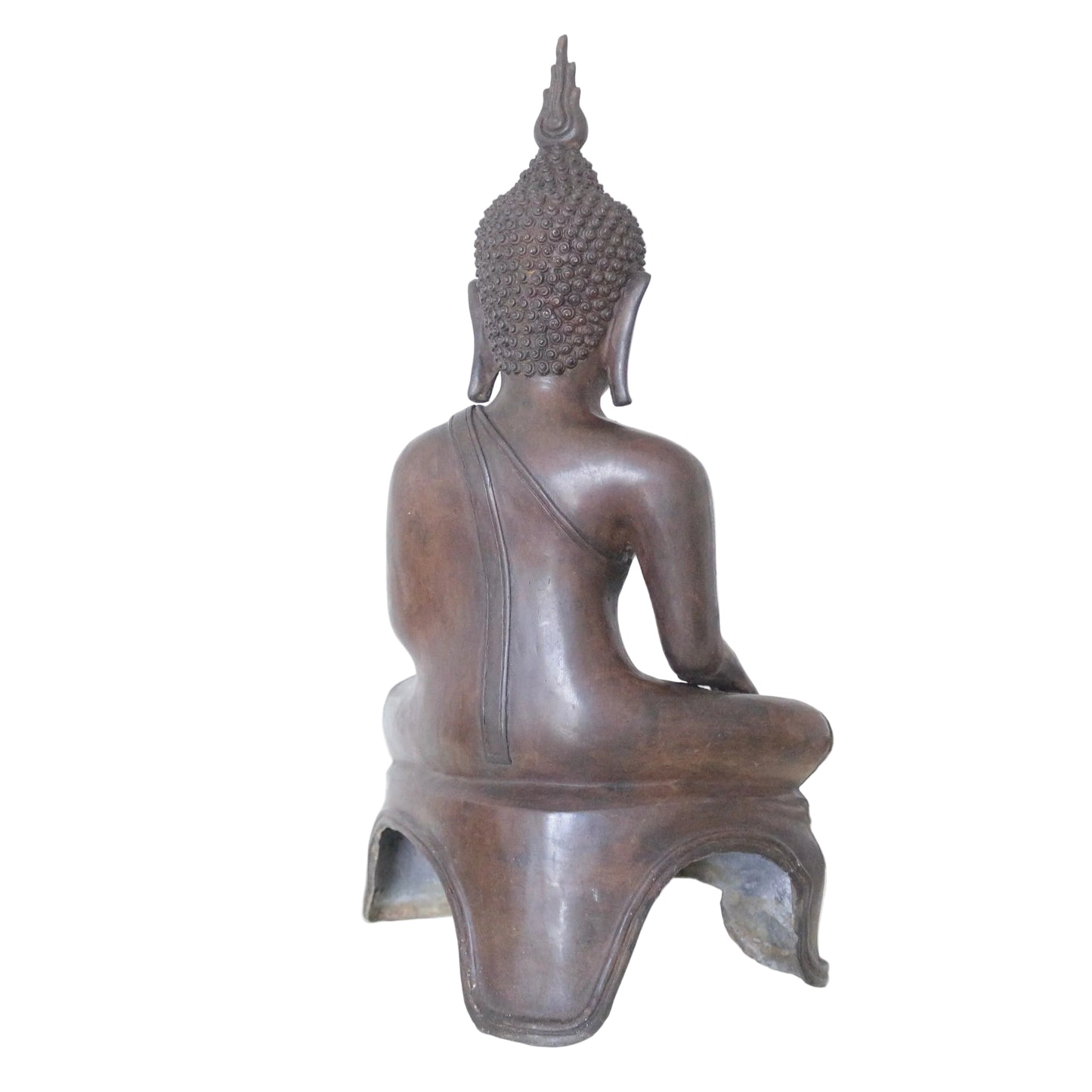Seated Buddha In Earth Touching Dhyani Mudra Gesture