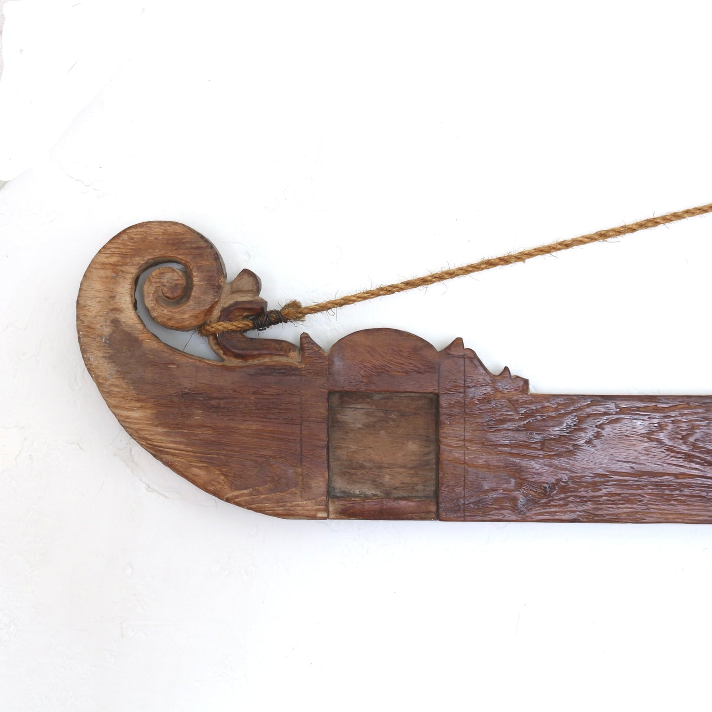 Vintage Teak Wood Textile Hanger