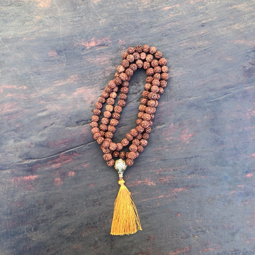 Large Rudraksha 108 Count Prayer Mala