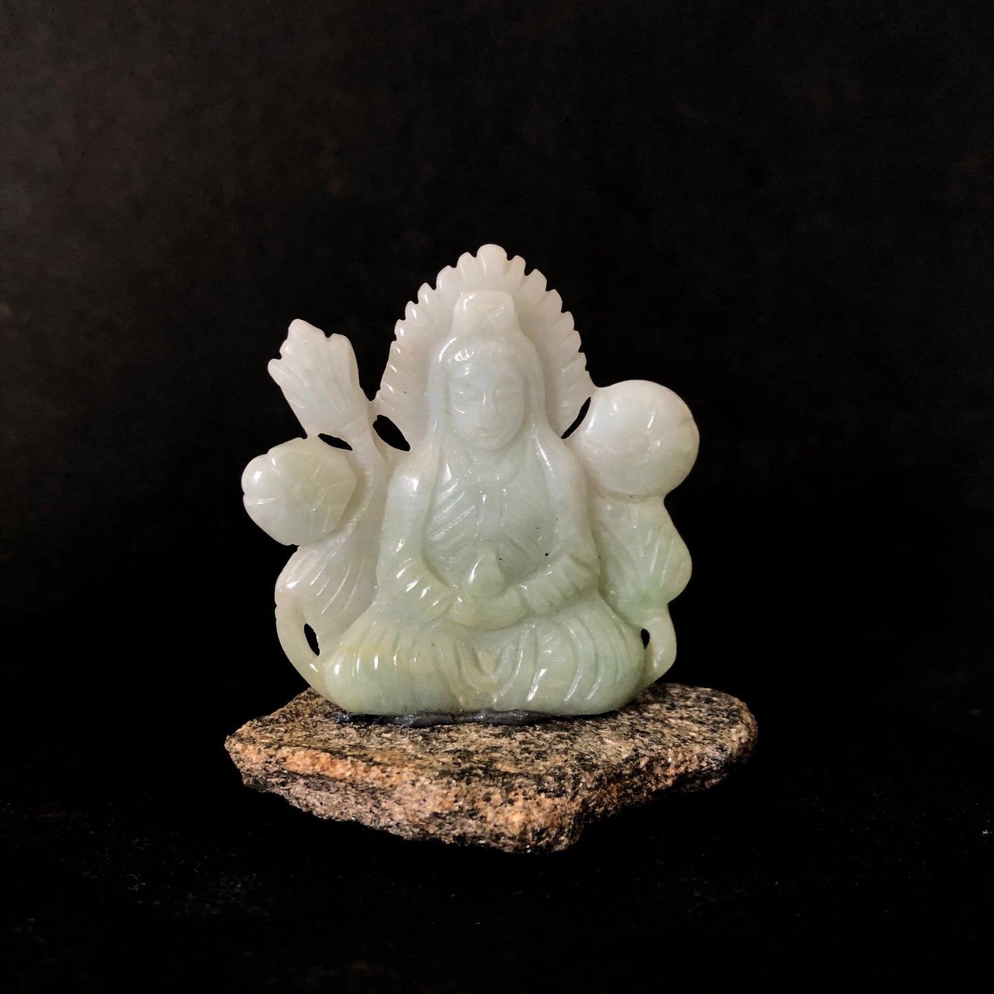 Jade Guan Yin Figurine