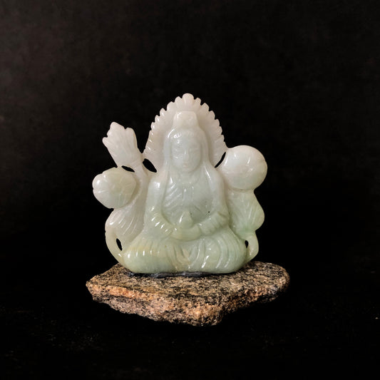 Jade Guan Yin Figurine