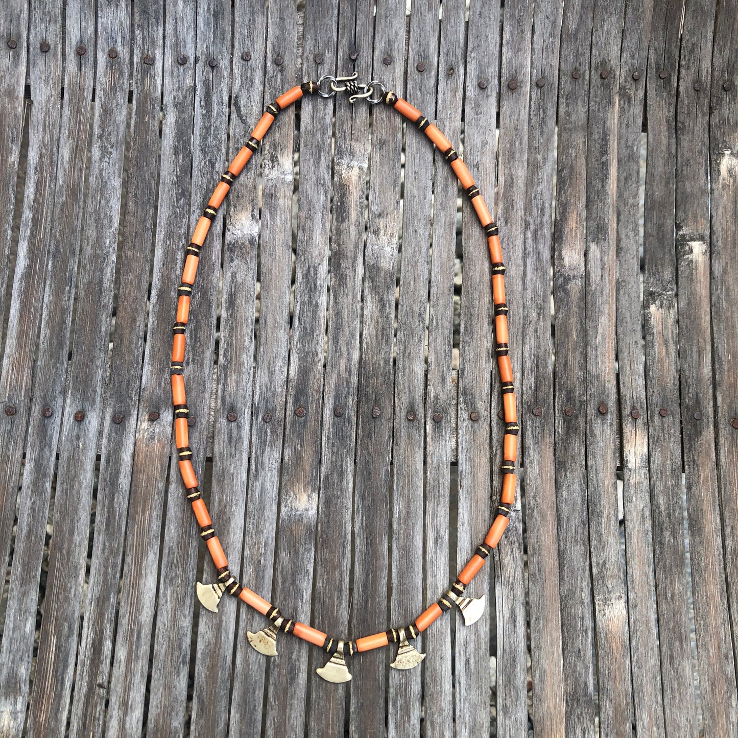 Vintage Hilltribe Glass Beaded Necklace