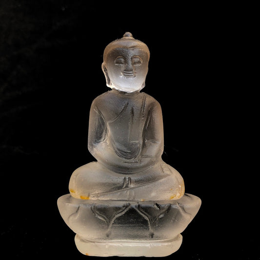 Crystal Quartz Buddha Figurine