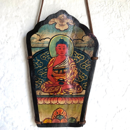 Vintage Seated Buddha Wall Hanging