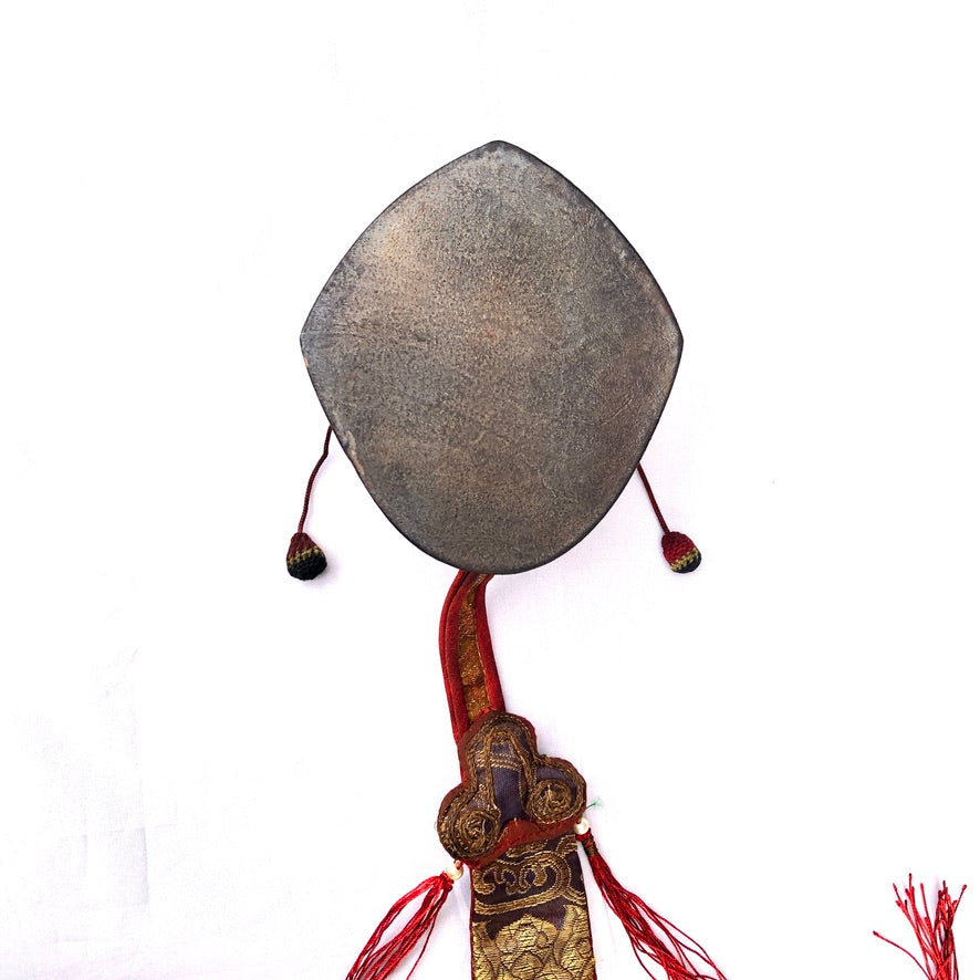 Tibetan Buddhist Ritual Religious Ceremonial Chod Drum - Trendivine