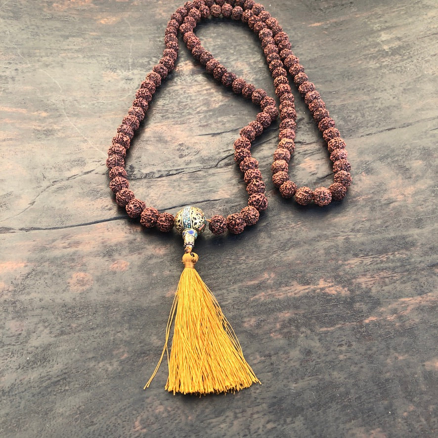 Large Rudraksha 108 Count Prayer Mala