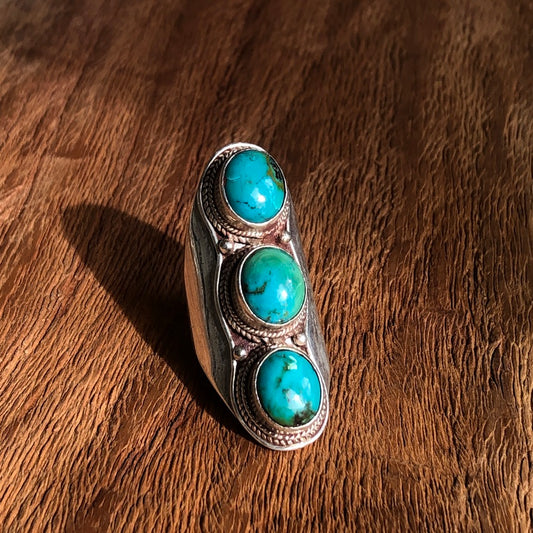 Turquoise Saddle Ring