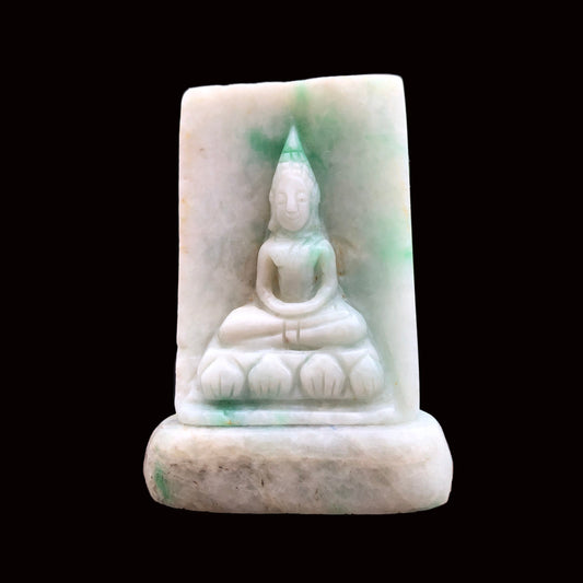 Natural Jade Buddha Figurine