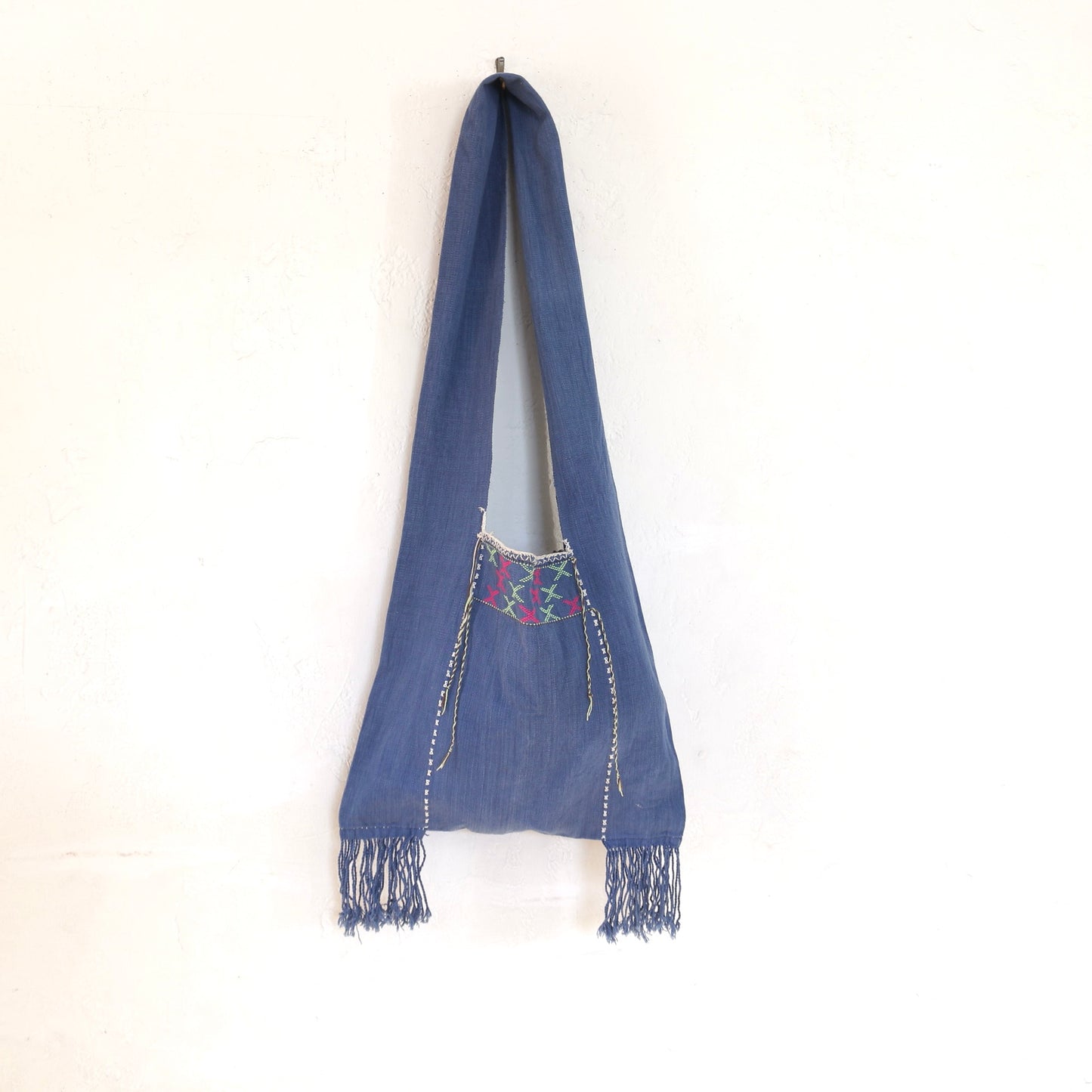 Handwoven Indigo Shoulder Bag