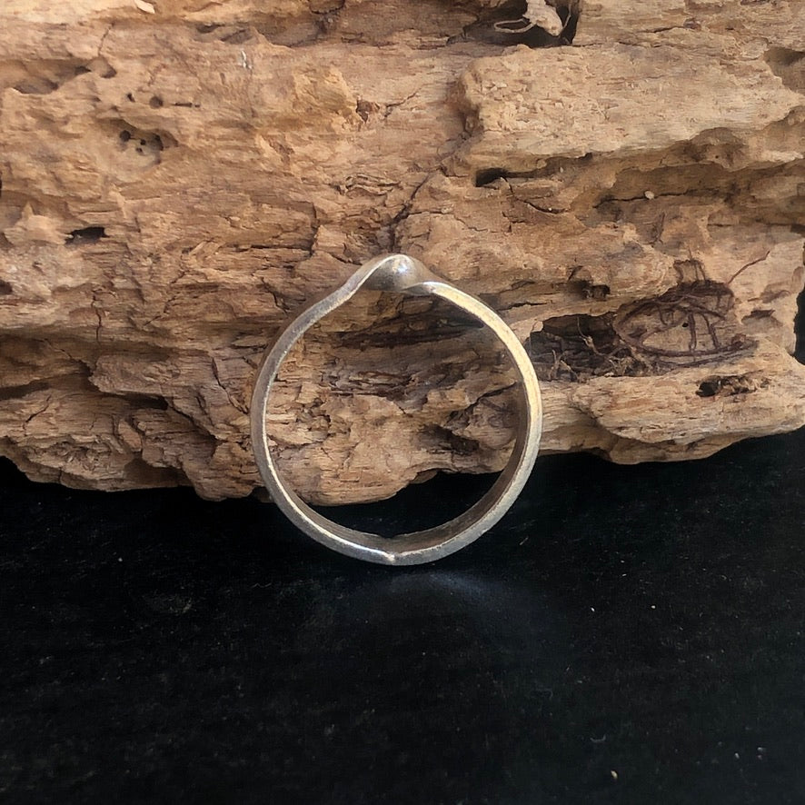 Thin Hill Tribe Silver Ring