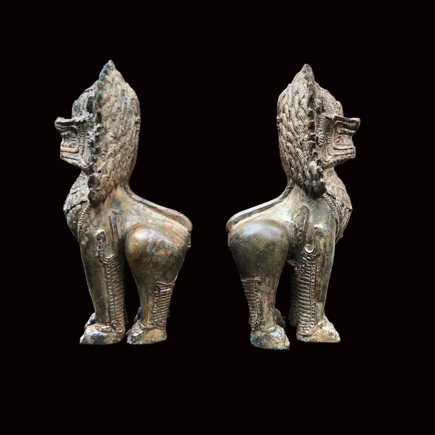 A pair Of Temple Lions