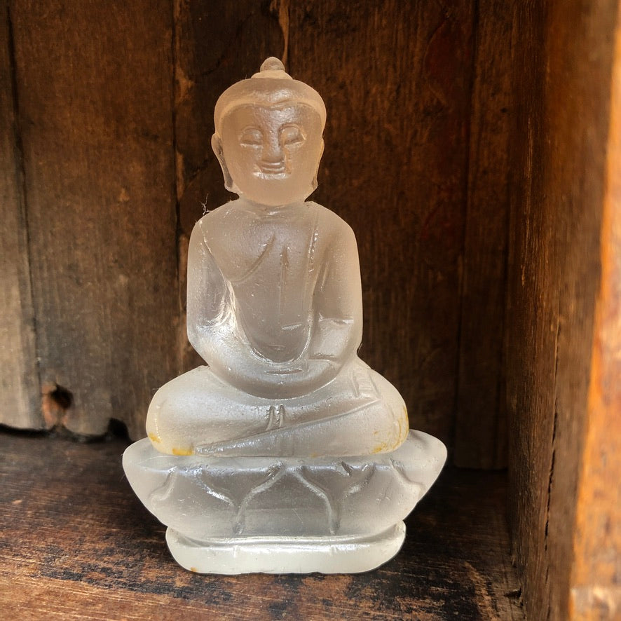 Crystal Quartz Buddha Figurine