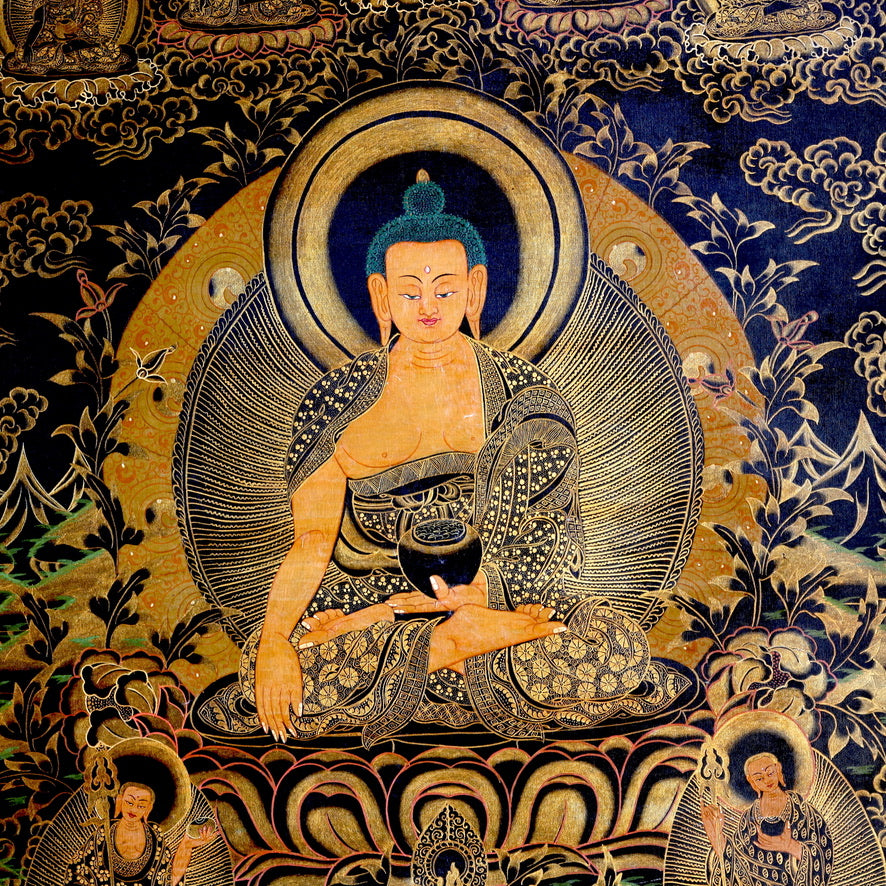 Shakyamuni Buddha Tibetan Painting