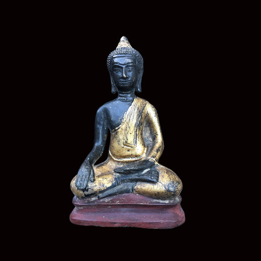 Seated Buddha Statue in Meditating Gesture