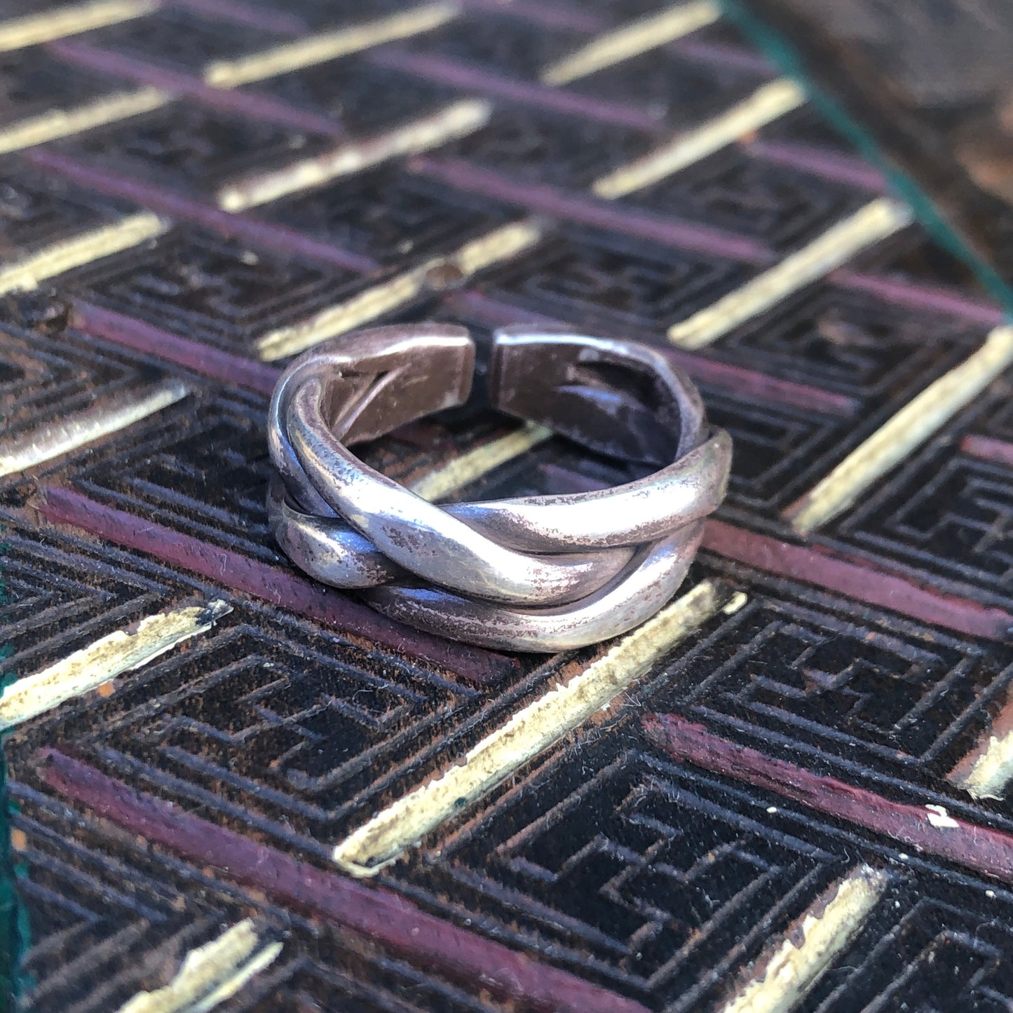 Braided Silver Ring