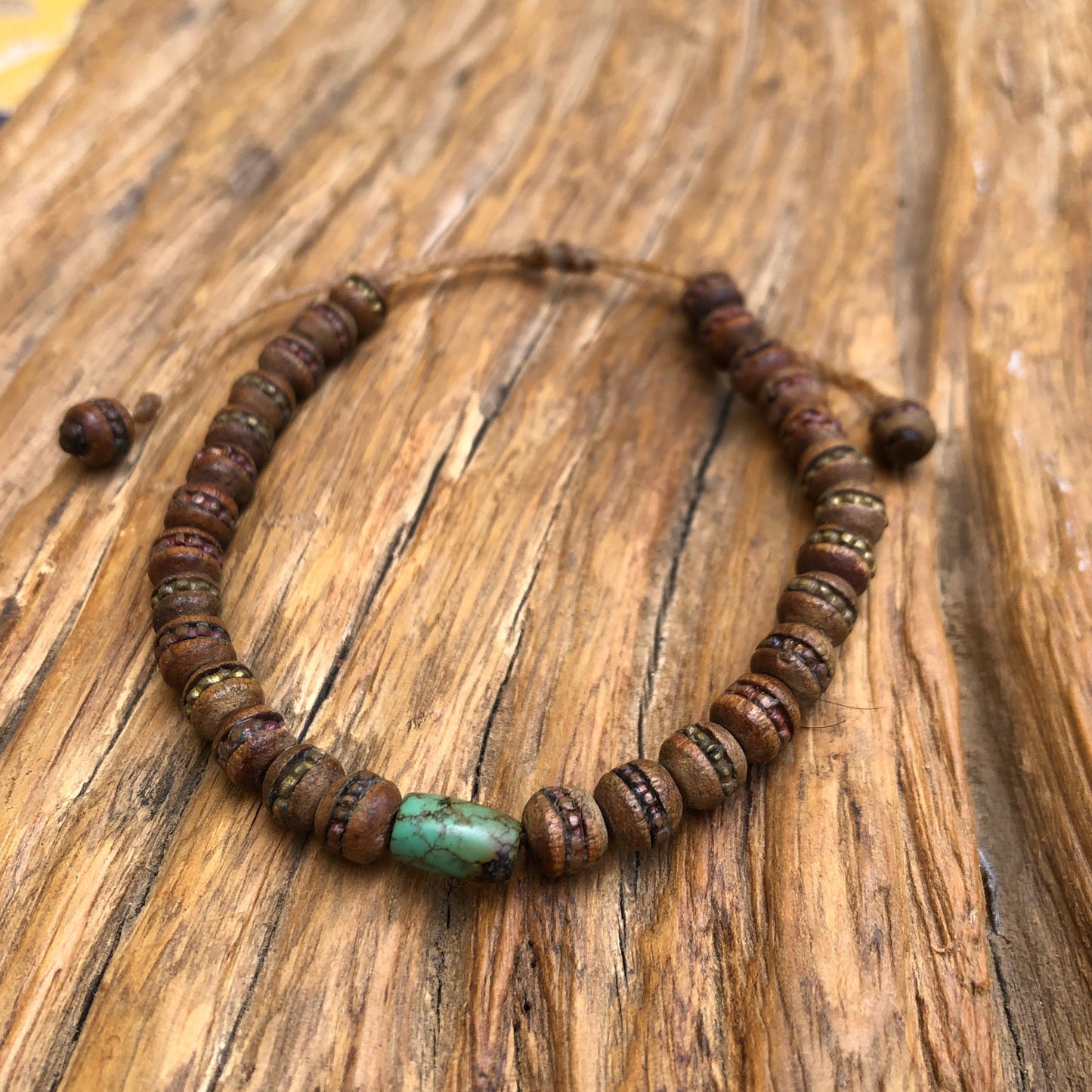 Turquoise Wrist Mala Bracelet