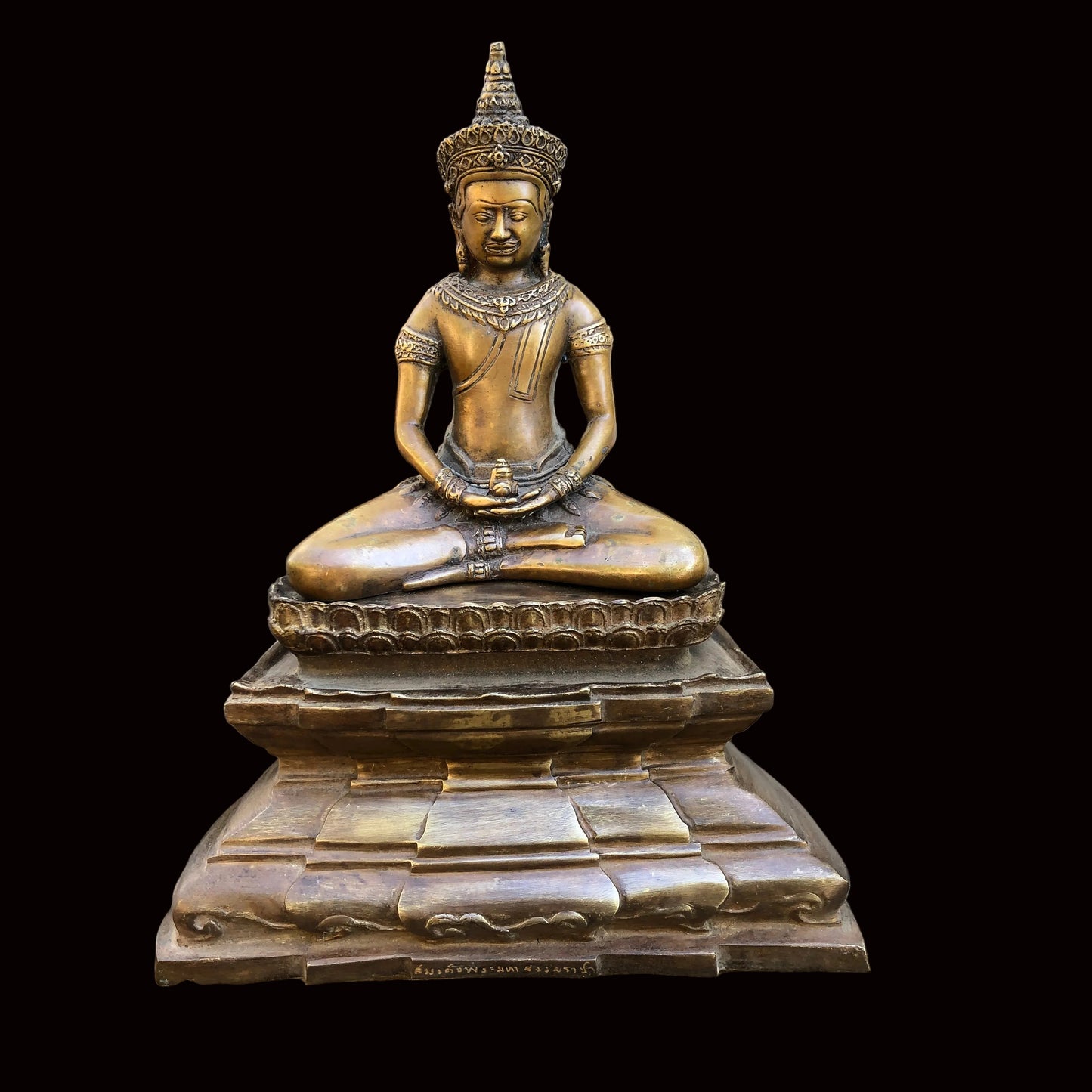 Khmer Cambodian Style Buddha Statue in Meditating Gesture