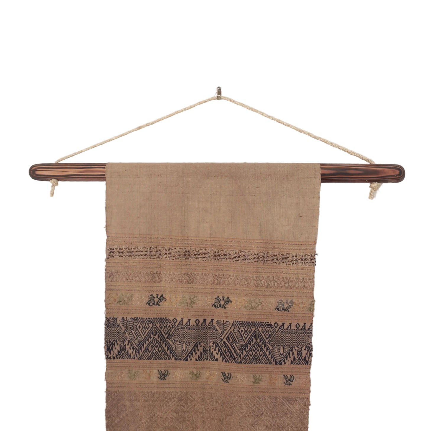 Burned Douglas Fir Textile Hanger