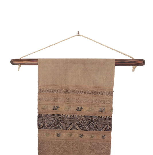 Burned Douglas Fir Textile Hanger