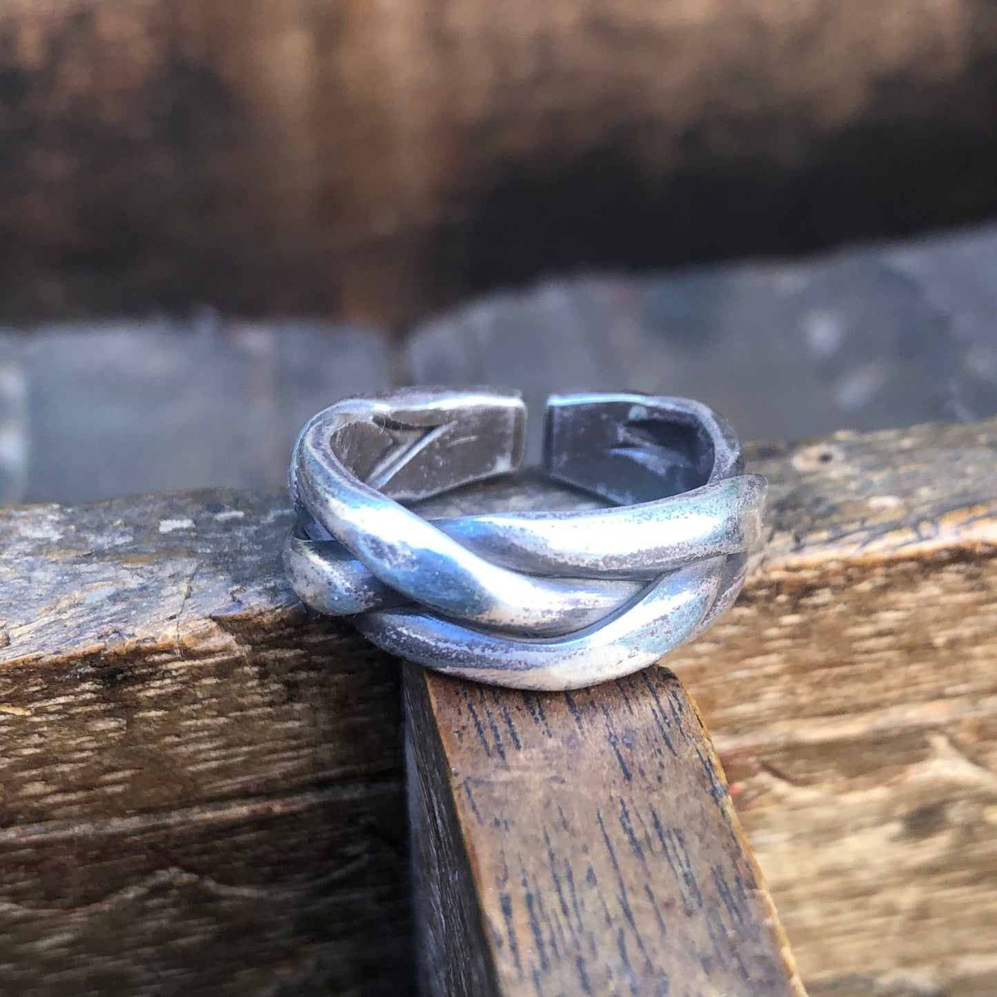 Braided Silver Ring