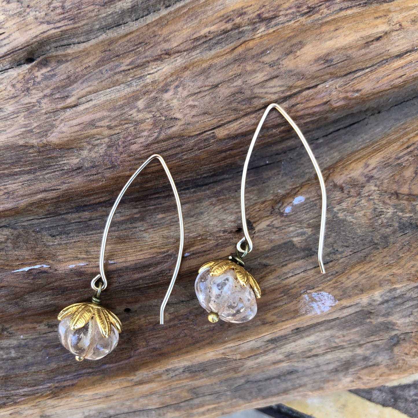 Himalayan Quartz Dangle Earrings