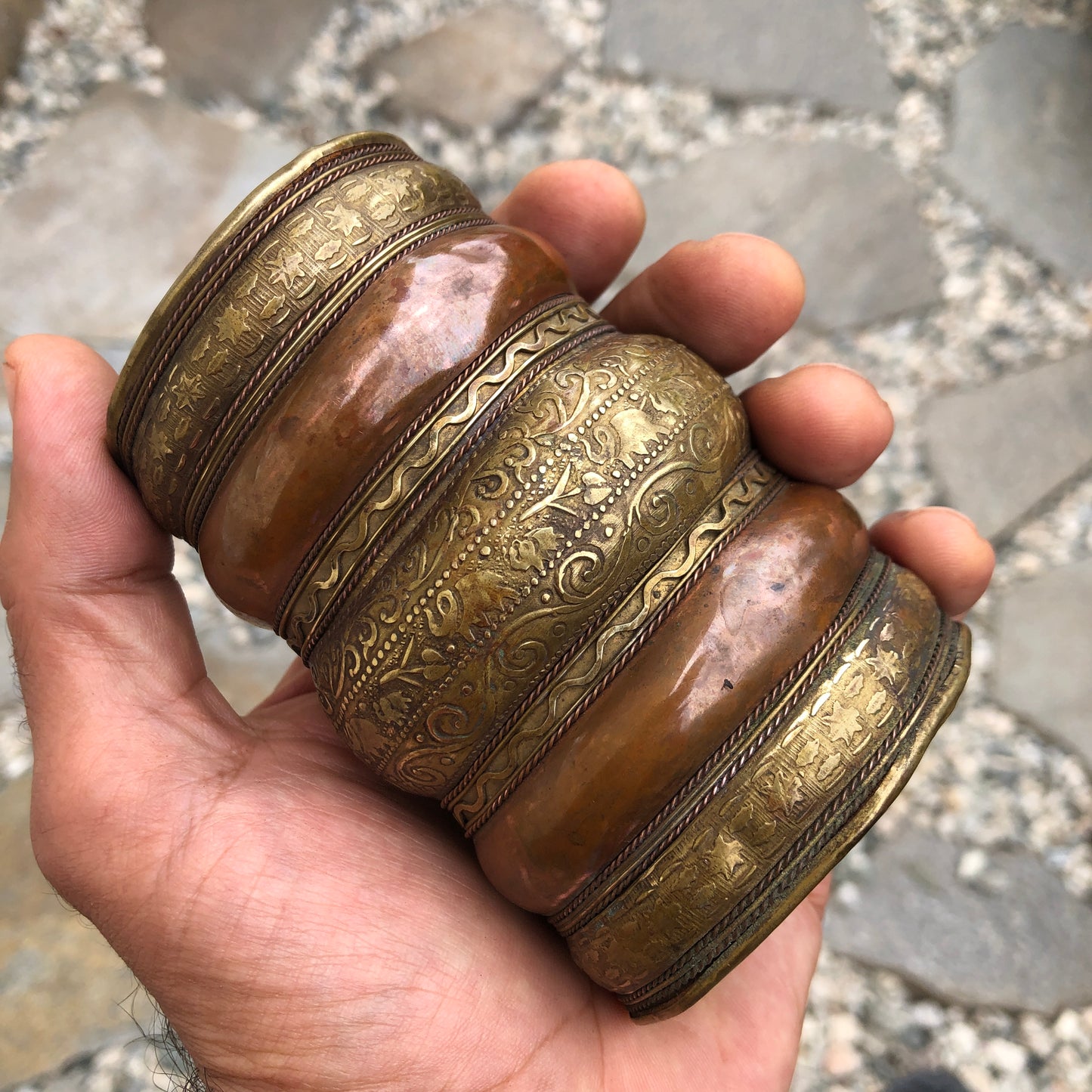 Vintage Copper Cuff Bracelet