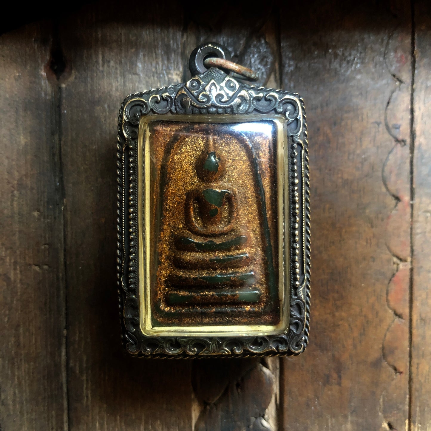 Seated Buddha Amulet Locket Pendant