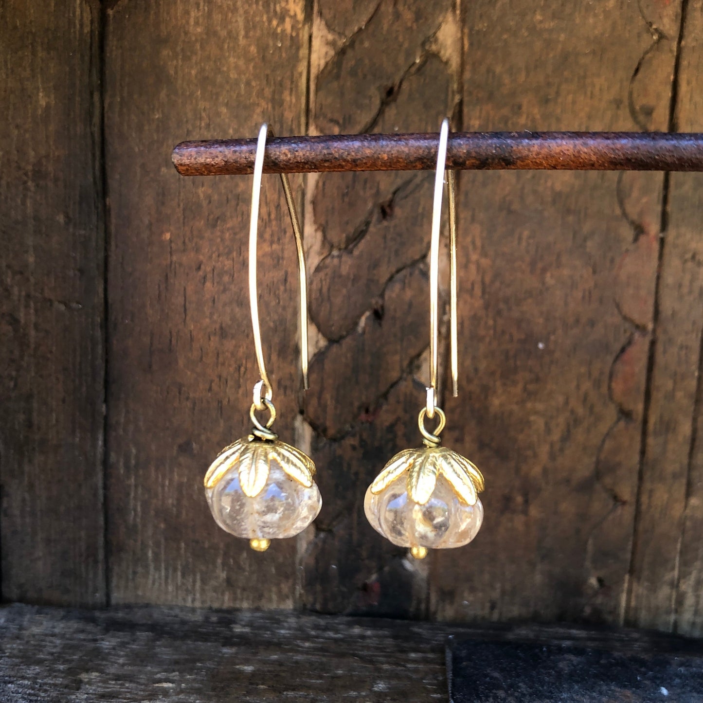 Himalayan Quartz Dangle Earrings