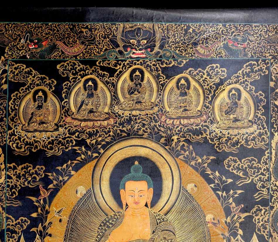 Shakyamuni Buddha Tibetan Painting