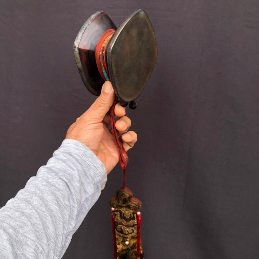 Tibetan Buddhist Ritual Religious Ceremonial Chod Drum