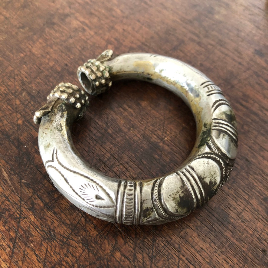 Vintage Taru People Cuff Bracelet One Of Kind Jewelry