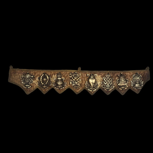 Ashtamangala Auspicious Symbols Wall Hanging