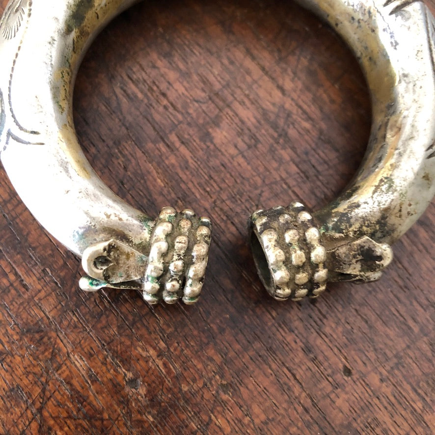 Vintage Taru People Cuff Bracelet One Of Kind Jewelry