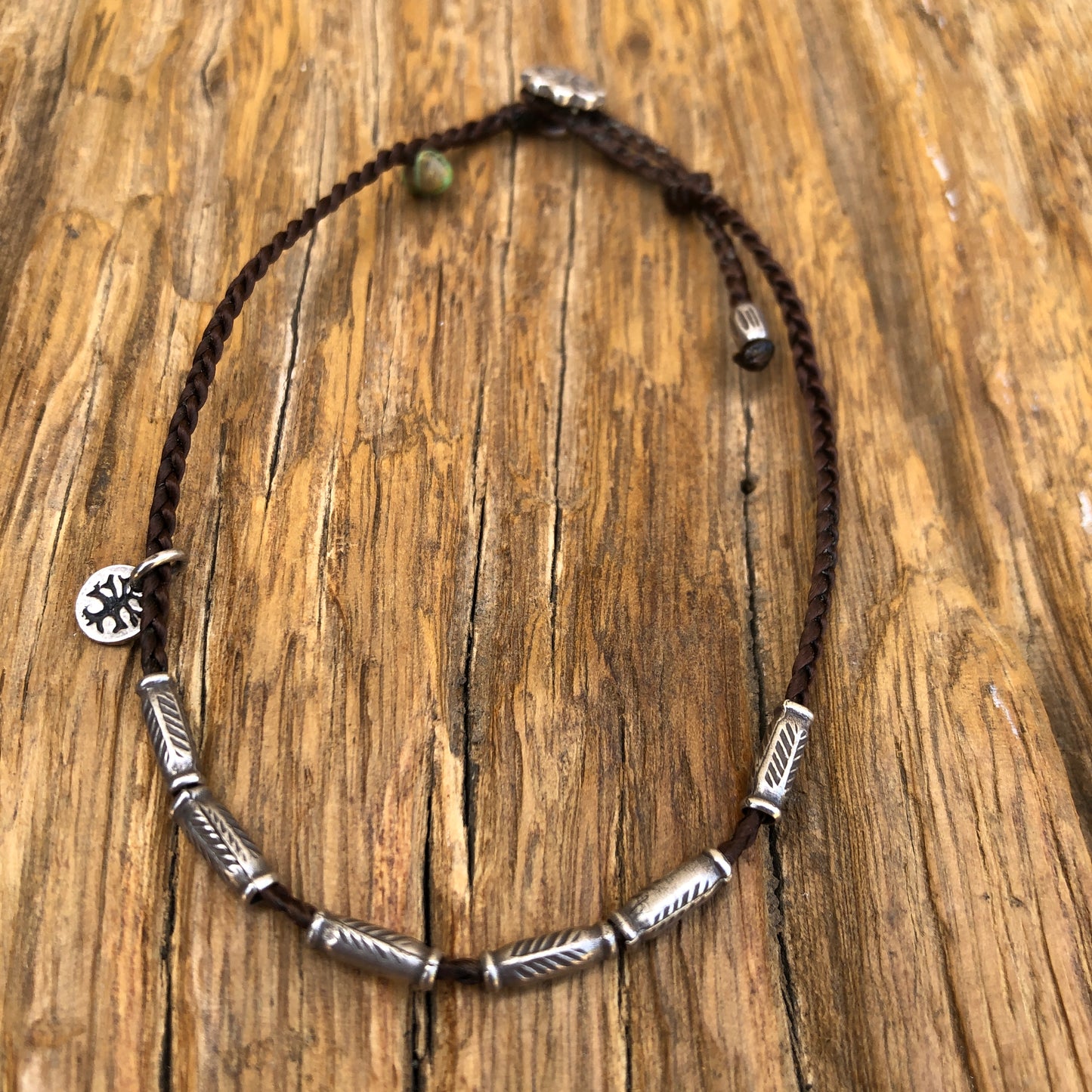 Hilltribe Silver , Arizona Turquoise Adjustable Bracelet