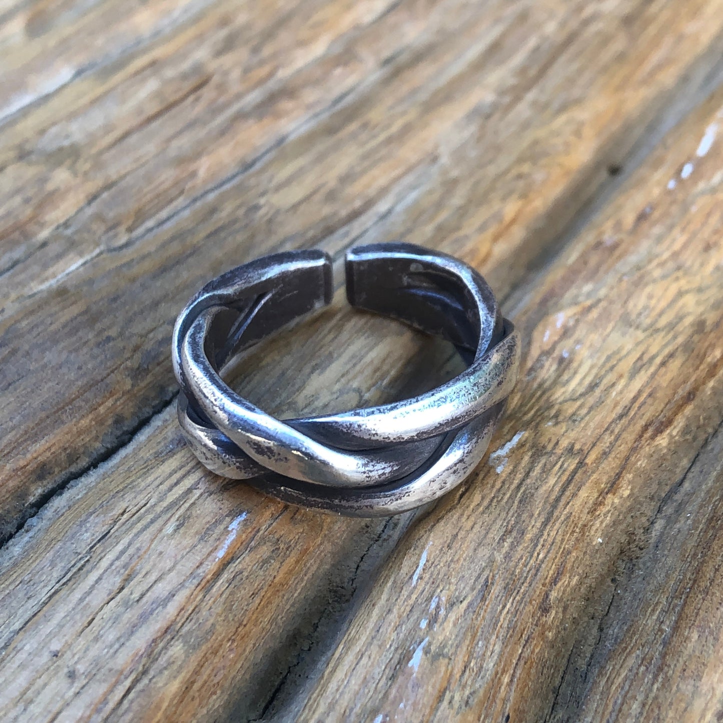 Braided Silver Ring