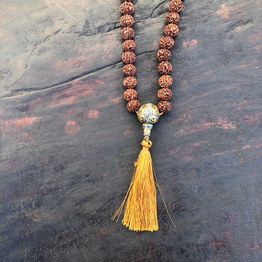 Large Rudraksha 108 Count Prayer Mala