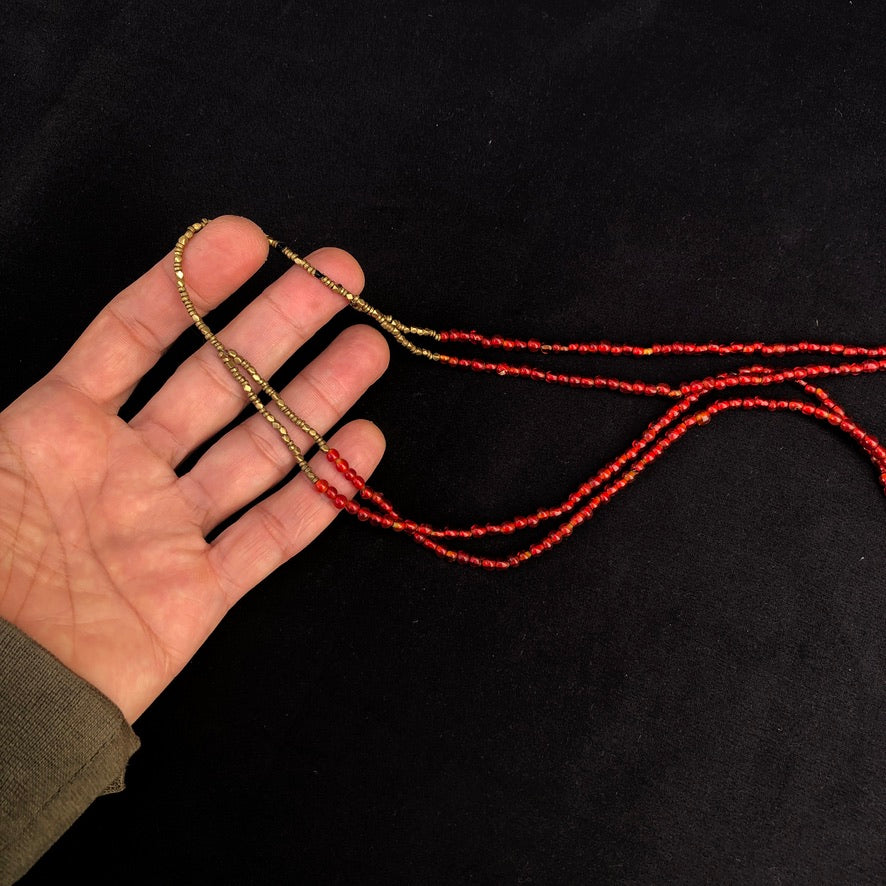 Vintage Sherpa Glass Beaded Necklace