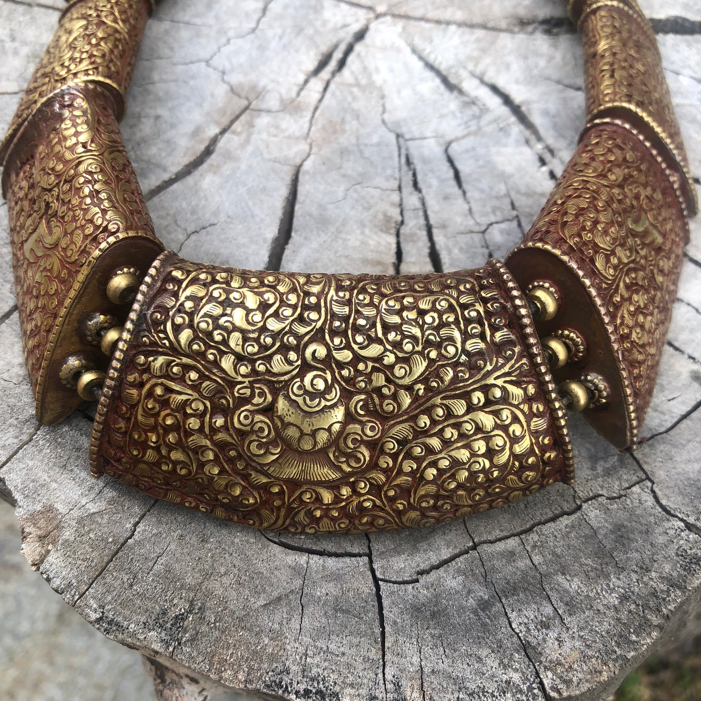 Handcrafted Ashtamangala Necklace