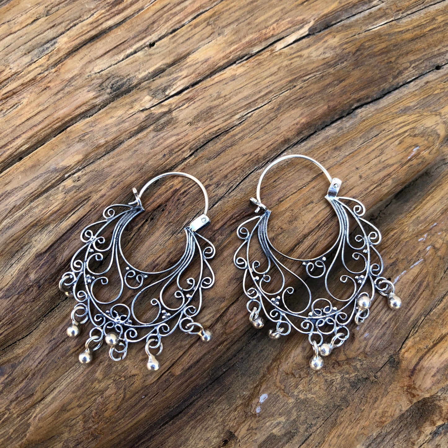 Vintage Sterling Silver Chandelier Earring