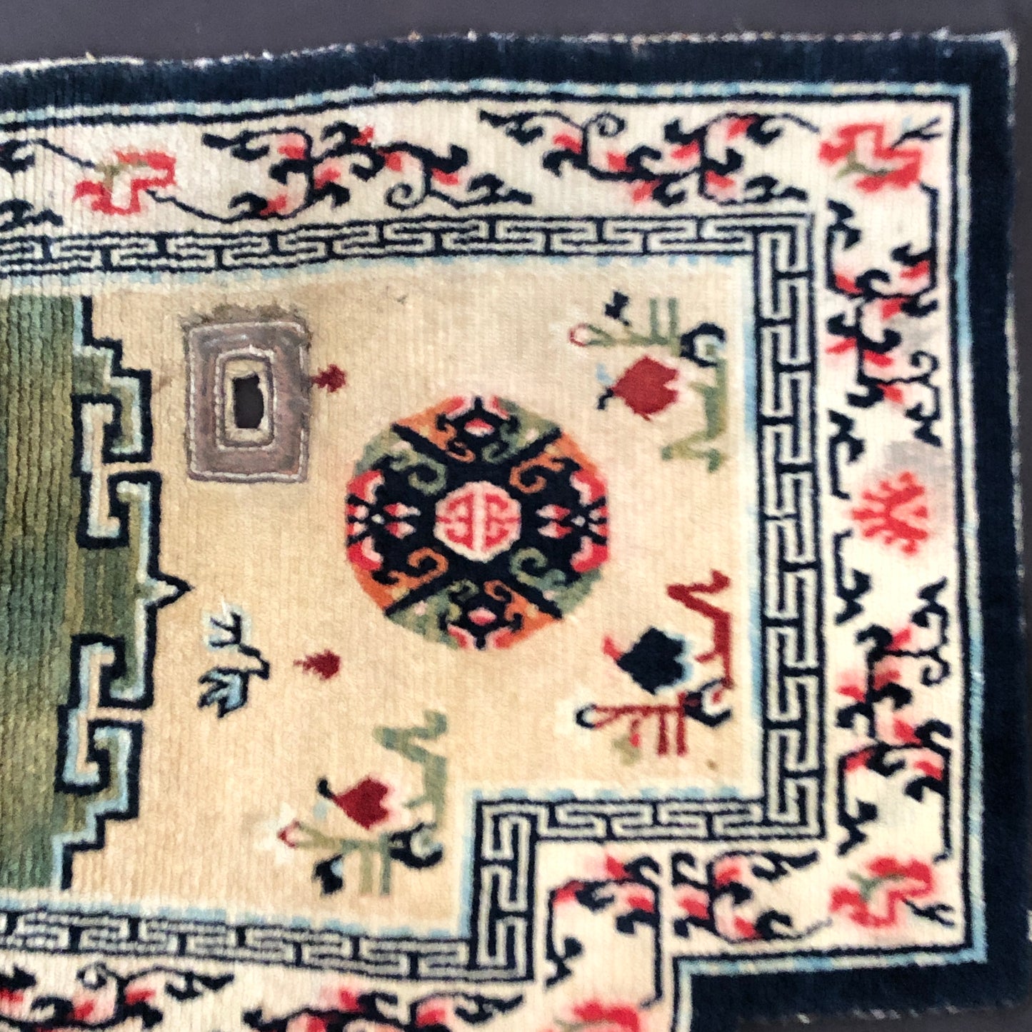 Mid 20th C Tibetan Saddle Rug