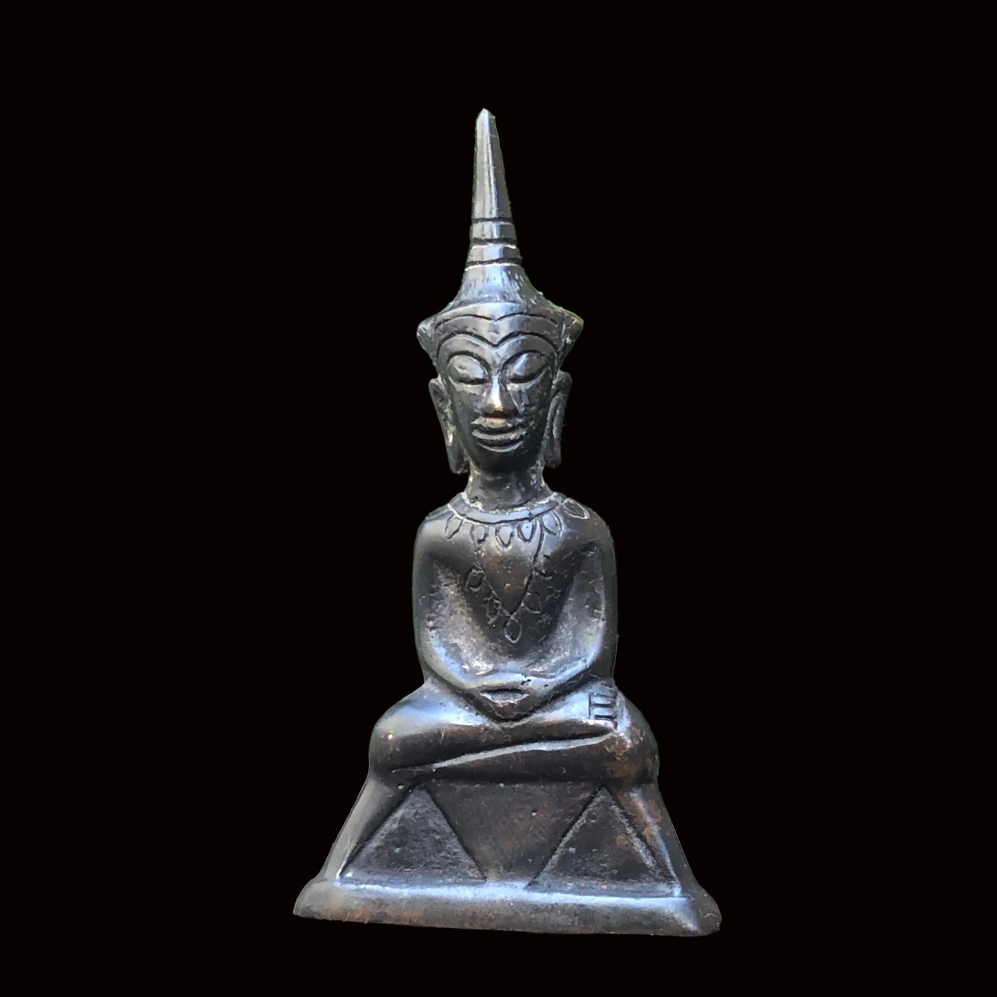 Ayuthaya Style Seated Buddha Figurine